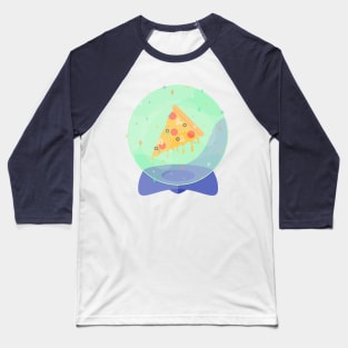 The Future is Pizza Baseball T-Shirt